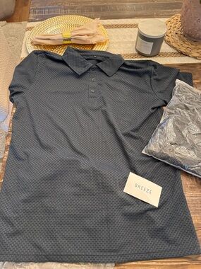 Men’s Textured Polo Shirts